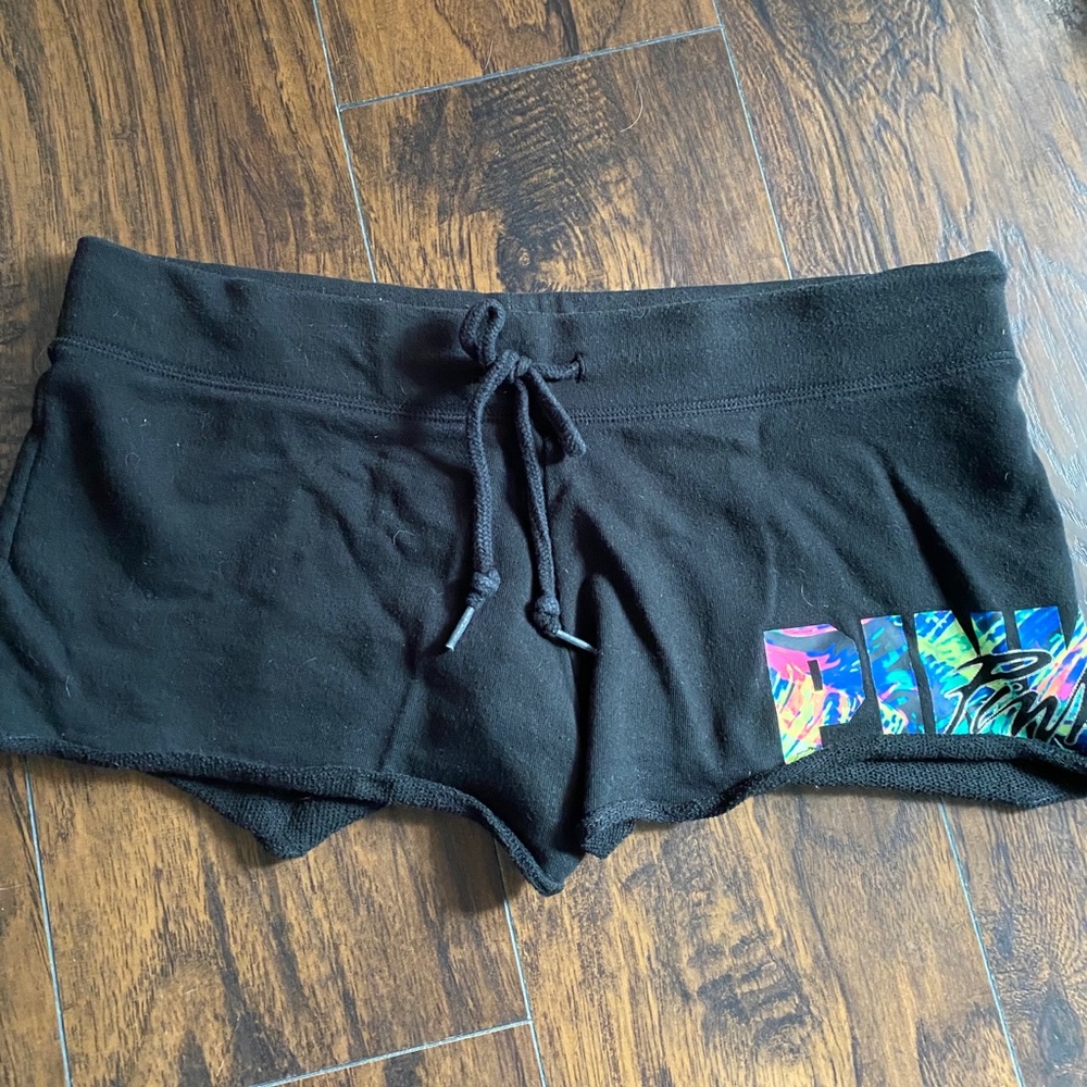 PINK black shorts